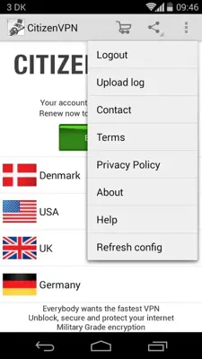 CitizenVPN android App screenshot 9