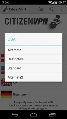 CitizenVPN android App screenshot 10