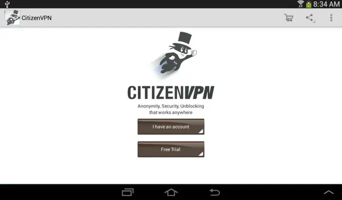 CitizenVPN android App screenshot 1