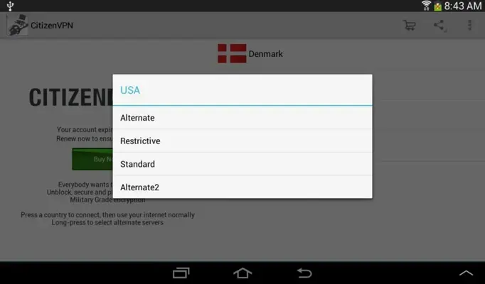 CitizenVPN android App screenshot 3